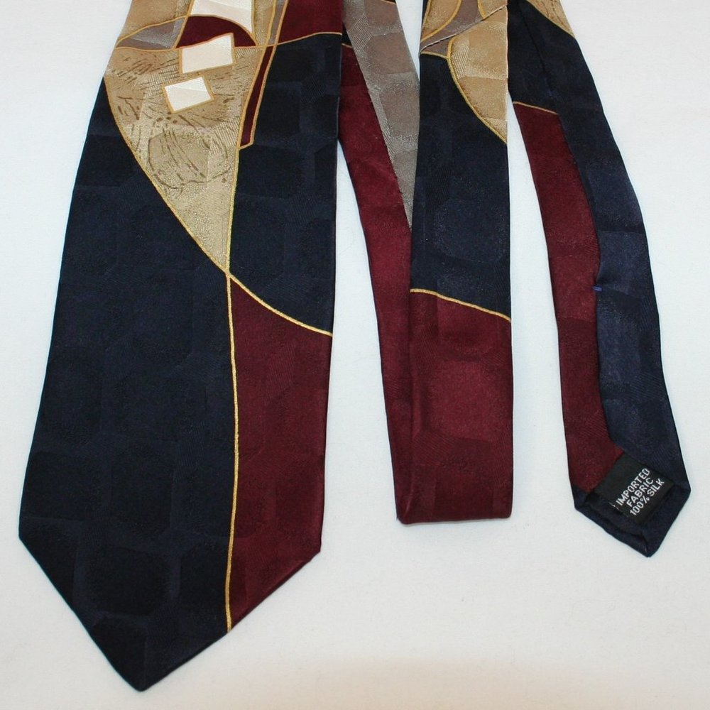 Daniel Hechter Abstract Silk Tie